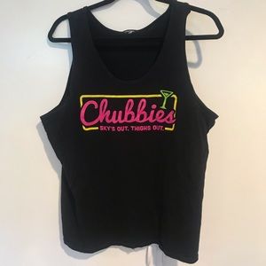 Chubbies tank top L black